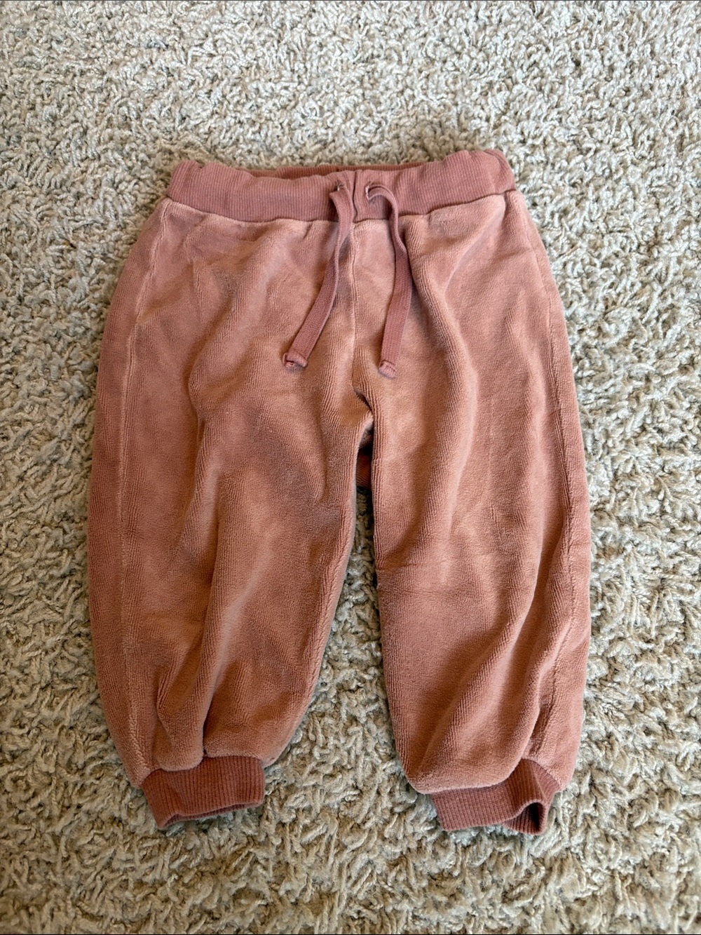 Quincy Mae Dusty Rose Fleece Joggers